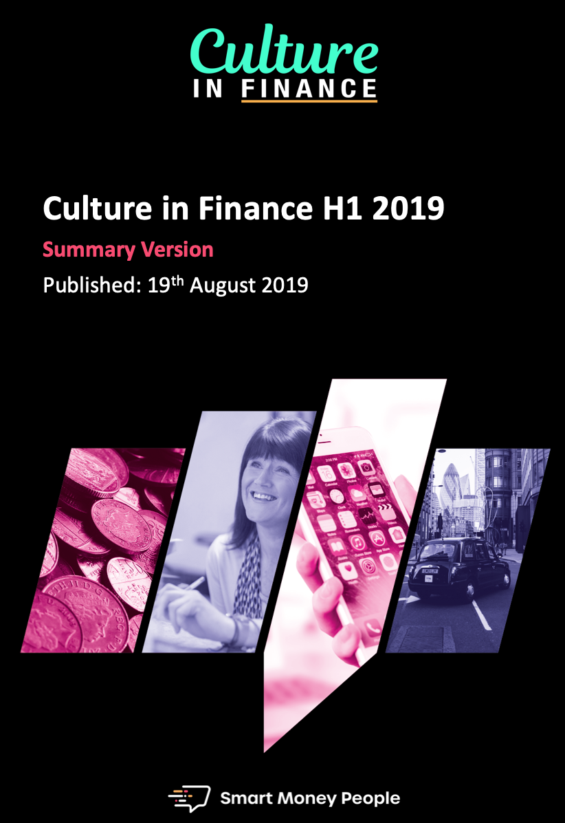 Culture of Finance H1 2019 Report
